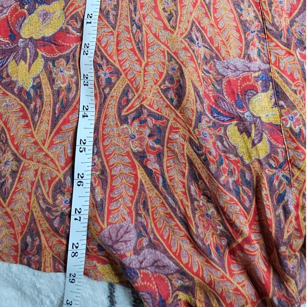 Lucky Brand Multicolor Paisley Top - Picture 6 of 6